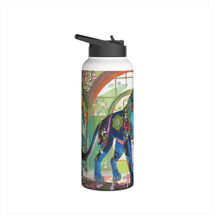 Cyber Panther's Hunt Stainless Steel Water Bottle