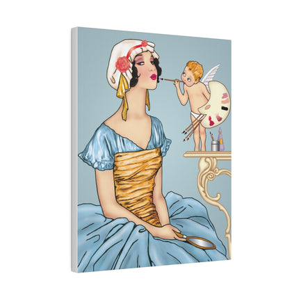 The Fairy’s Reflection – A Vintage Portrait of Charm
