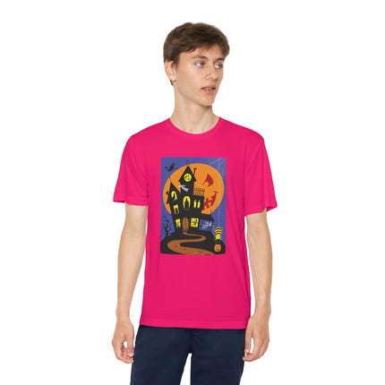 Halloween Night at the Haunted House Youth Competitor Tee