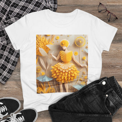 Dandelion Fairy Women's Midweight Cotton Tee