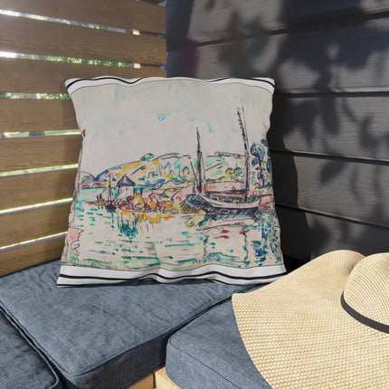Concarneau by Paul Signac Outdoor Pillows