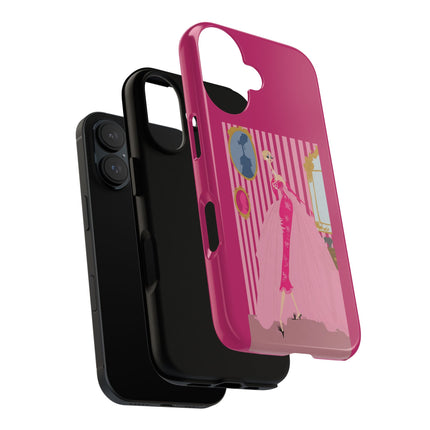 Lady in Pink Phone Case – Graceful Sophistication