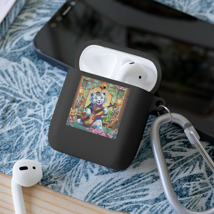 Melodies of the Snow Lion Cub AirPods Case Cover