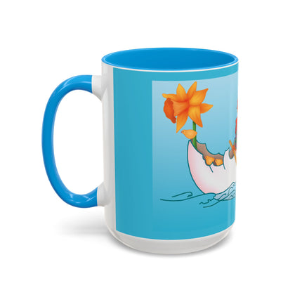 A Rooster's Seafaring Adventure Colorful Mugs, 11oz