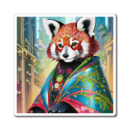 Cybernetic Red Panda Magnet (3 Sizes)