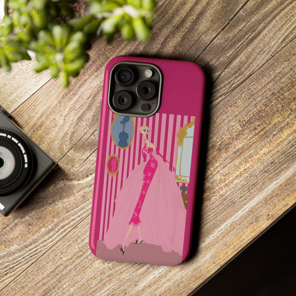 Lady in Pink Phone Case – Graceful Sophistication
