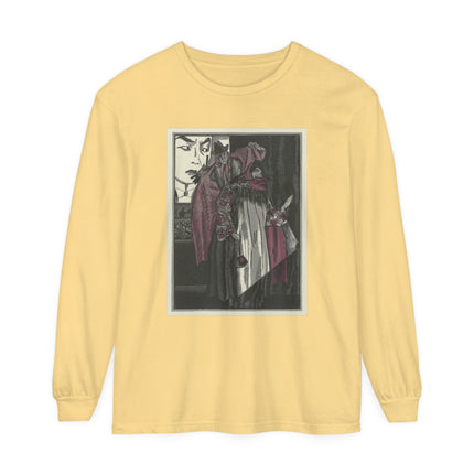 L’écran by Fernand Siméon Garment-dyed Long Sleeve T-Shirt
