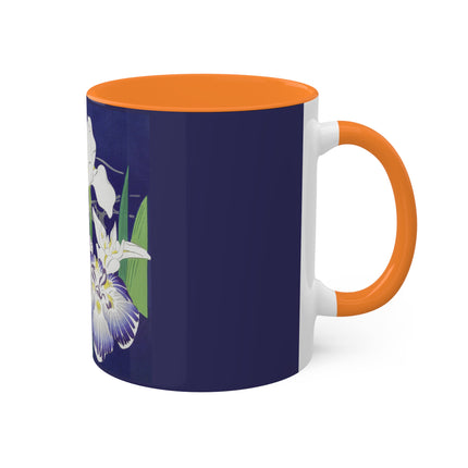 Irises by Kogyo Tsukioka Colorful Mugs, 11oz