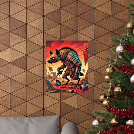 🦴🐾 The Cunning Scavenger Matte Vertical Poster – Survival, Strategy & Dark Fantasy