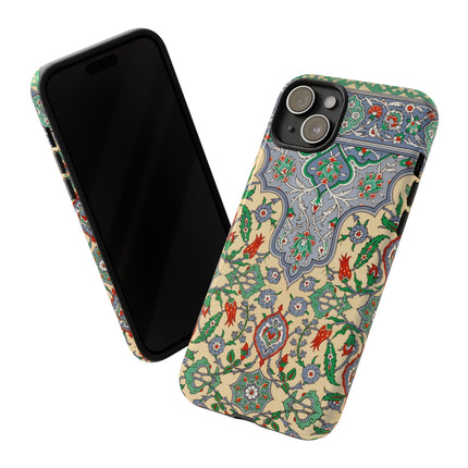 Arabic Art Pattern, Plate by Emile Prisse d’Avennes Phone Cases