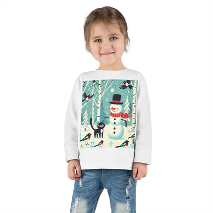 Frosty Forest Friends Toddler Long Sleeve Tee