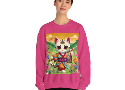 Samurai Kitten Unisex Heavy Blend™ Crewneck Sweatshirt