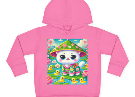 Lily Pond Stroll Toddler Pullover Fleece Hoodie