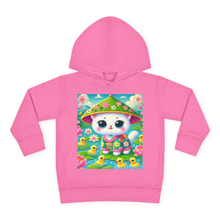 Lily Pond Stroll Toddler Pullover Fleece Hoodie