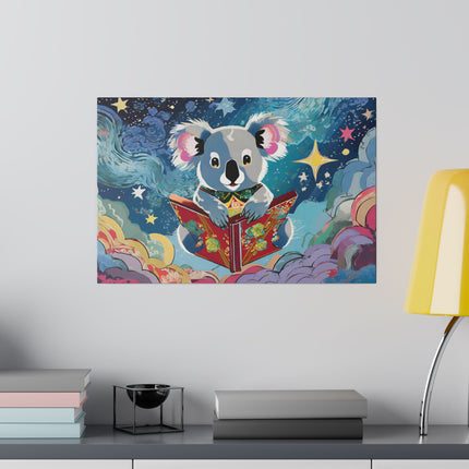 Cute Koala Matte Canvas, Stretched, 0.75"