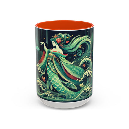 Mermaid Queen Rising from the Deep Colorful Mugs (11oz, 15oz)