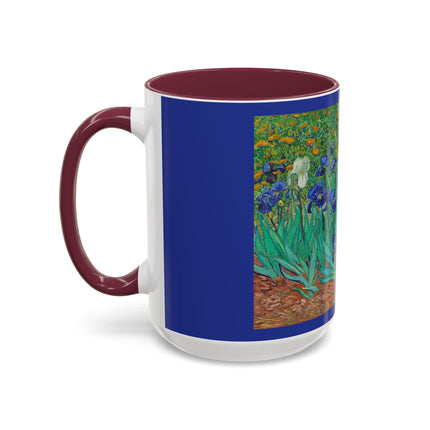 Irises by Vincent Van Gogh Colorful Mugs (11oz, 15oz)