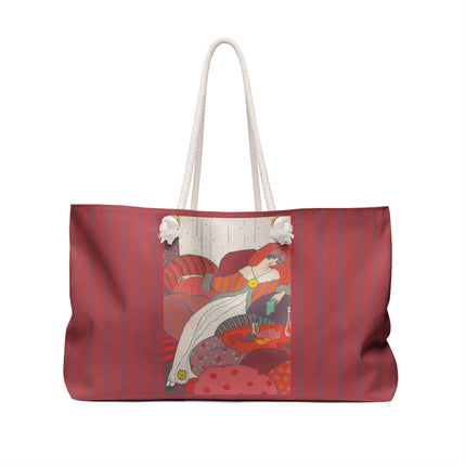 Les Coussins by Georges Lepape Weekender Bag