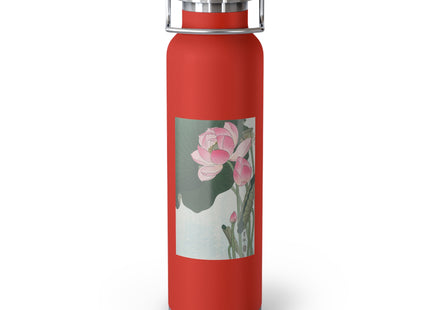 Blooming Lotus Flowers by Ohara Koson Vacuum Insulated Bottle, 22oz