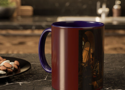 Raphael and his Muse in the Atelier by Vincenzo Abbati Colorful Mugs (11oz, 15oz)