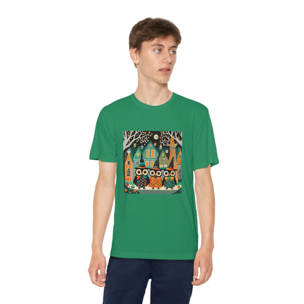 Night of the Trick-or-Treating Owlets Youth Competitor Tee