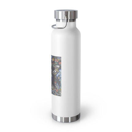 Rank Badge with Mandarin Duck Copper Vacuum Insulated Bottle, 22oz