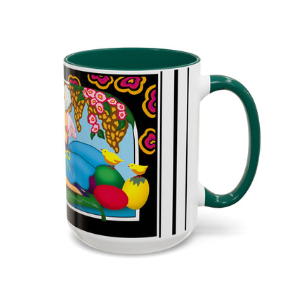 Blooms and Chicks Colorful Mugs (11oz, 15oz)