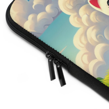 Geisha Kitten and the Dragon Kite Laptop Sleeve – Joyful Flight & Dragon Spirit