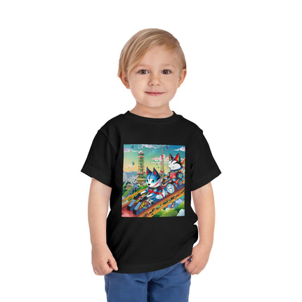 Kitsune Carnival Toddler Short Sleeve Tee