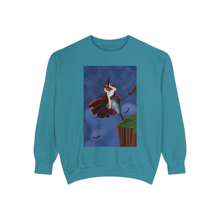 The Enchanted Witch Unisex Garment-Dyed Sweatshirt