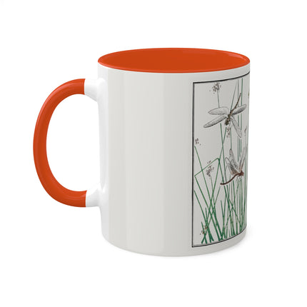 Dragonflies by Morimoto Toko Colorful Mugs, 11oz