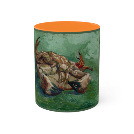 Crab on its Back by Vincent Van Gogh Colorful Mugs, 11oz
