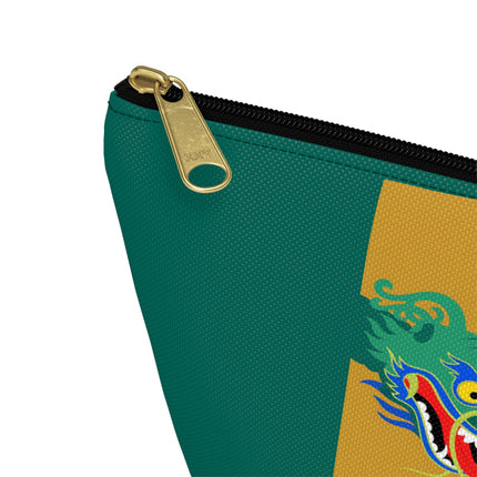 Dragon Fan Cosmetic Bag – Bold Chinese Fantasy & Elegant Strength