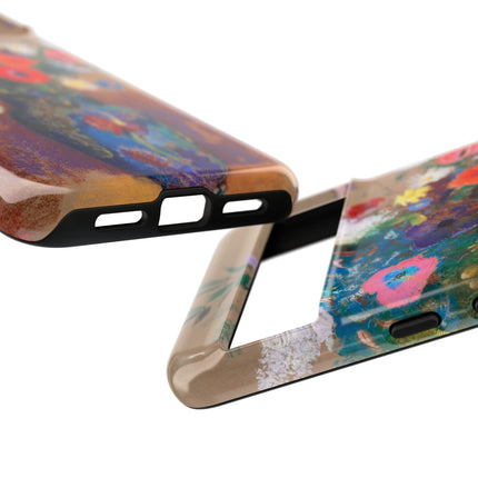 Bouquet of Flowers by Odilon Redon Phone Cases