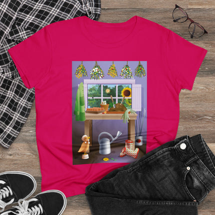 A Gardener's Haven Women's Midweight Cotton Tee