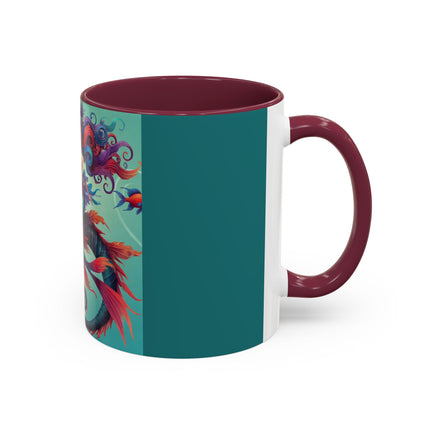 Mermaid & Sea Dragon Mug – Ocean Guardian & Mythic Beauty