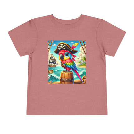 Captain Parrot and the Treasure Seas Toddler Short Sleeve Tee