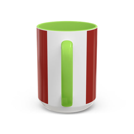 ❄️✨ The Winter Couture Promenade Colorful Mug – Art Deco Holiday Elegance