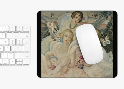 Les Femmes Fatales by Gerda Wegener Mouse Pad, Round and Rectangle