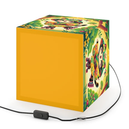 🌟🛼 Firefly Dance on Wheels Light Cube Lamp – Joyful Glow & Playful Movement