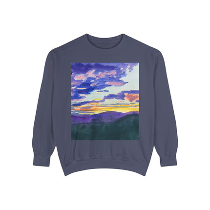Naturstudie XII by Karl Wiener Garment-Dyed Sweatshirt