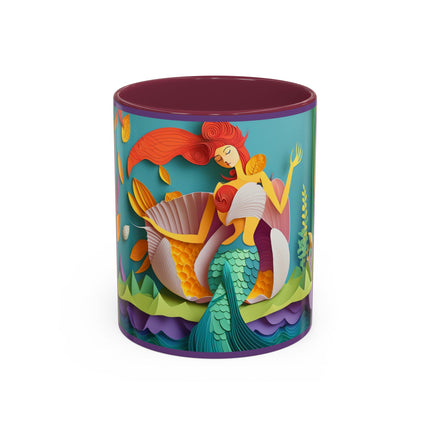 Charming Mermaid Colorful Mugs (11oz, 15oz)