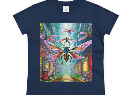 Neon Swarm Cotton Tee