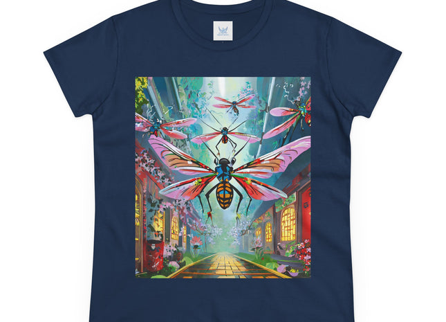 Neon Swarm Cotton Tee