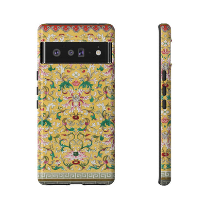 Yellow Botanical Pattern by Owen Jones Phone Cases