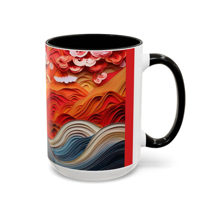 Vibrant Sunrise Sky Colorful Mugs (11oz, 15oz)
