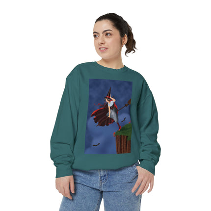 The Enchanted Witch Unisex Garment-Dyed Sweatshirt