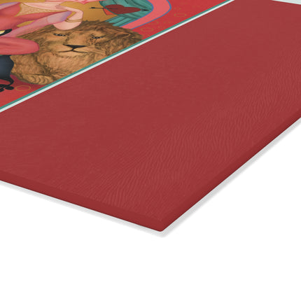 July & Ruby Zodiac Glass Cutting Board