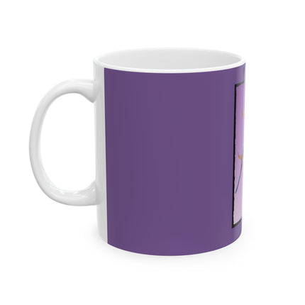 The Graceful Dance of Golden Birds Ceramic Mug 11oz