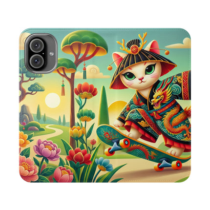 🛹🐉 Dragon Dance on Wheels Flip Case – Bold Adventure & Dynamic Grace